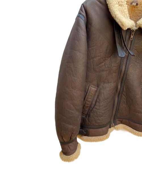 US ARMY（ユーエスアーミー）US ARMY (ユーエスアーミー) ムートンジャケット ブラウン サイズ:Mの古着・服飾アイテム