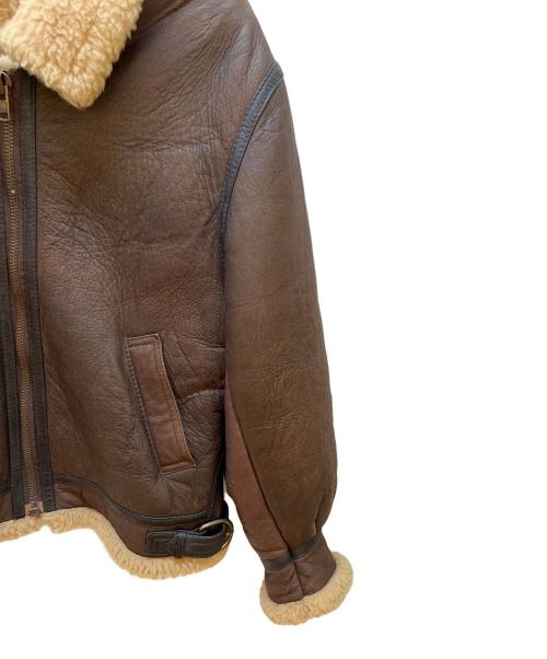 US ARMY（ユーエスアーミー）US ARMY (ユーエスアーミー) ムートンジャケット ブラウン サイズ:Mの古着・服飾アイテム