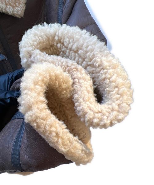 US ARMY（ユーエスアーミー）US ARMY (ユーエスアーミー) ムートンジャケット ブラウン サイズ:Mの古着・服飾アイテム