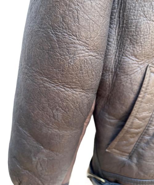 US ARMY（ユーエスアーミー）US ARMY (ユーエスアーミー) ムートンジャケット ブラウン サイズ:Mの古着・服飾アイテム