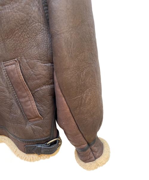 US ARMY（ユーエスアーミー）US ARMY (ユーエスアーミー) ムートンジャケット ブラウン サイズ:Mの古着・服飾アイテム