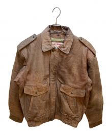 FLIGHT EQUIPMENT（フライト イクイップメント）の古着「レザージャケット」｜ブラウン