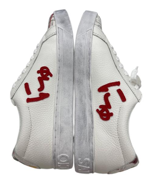Sangacio（サンガッチョ）Sangacio (サンガッチョ) ローカットスニーカー ホワイト サイズ:ら25cmの古着・服飾アイテム