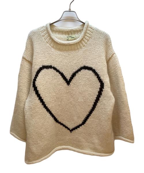 mcmacha woolen（マクマーンウーレン）mcmacha woolen (マクマーンウーレン) 厚手ニット アイボリー サイズ:FREEの古着・服飾アイテム