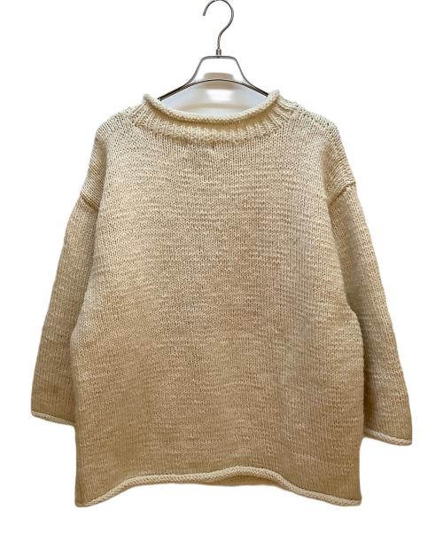 mcmacha woolen（マクマーンウーレン）mcmacha woolen (マクマーンウーレン) 厚手ニット アイボリー サイズ:FREEの古着・服飾アイテム