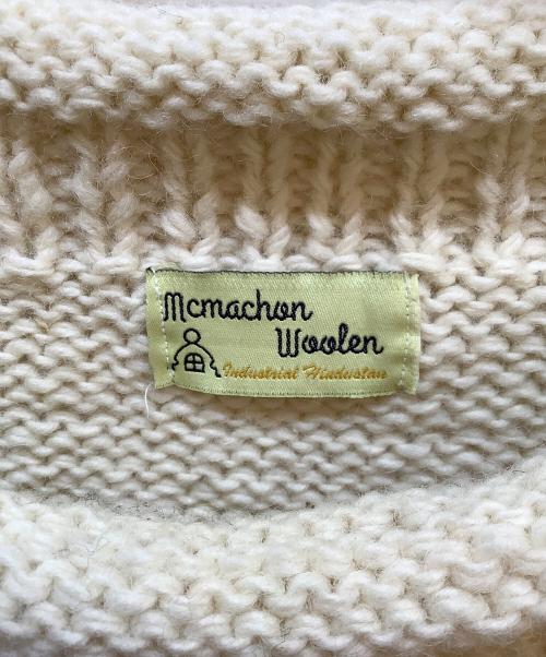 mcmacha woolen（マクマーンウーレン）mcmacha woolen (マクマーンウーレン) 厚手ニット アイボリー サイズ:FREEの古着・服飾アイテム