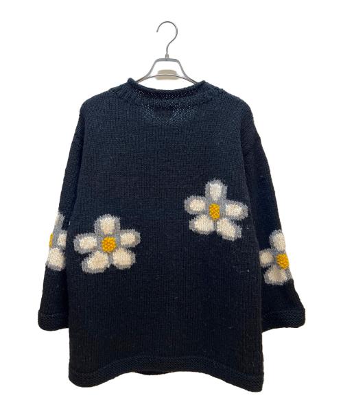 mcmacha woolen（マクマーンウーレン）mcmacha woolen (マクマーンウーレン) 厚手ニット ブラック サイズ:FREEの古着・服飾アイテム