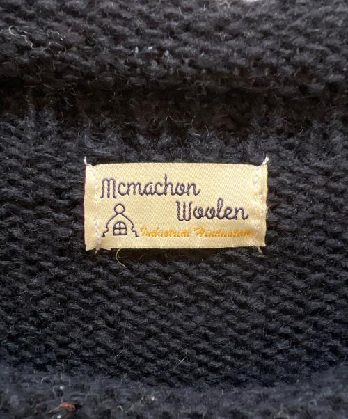 mcmacha woolen（マクマーンウーレン）mcmacha woolen (マクマーンウーレン) 厚手ニット ブラック サイズ:FREEの古着・服飾アイテム