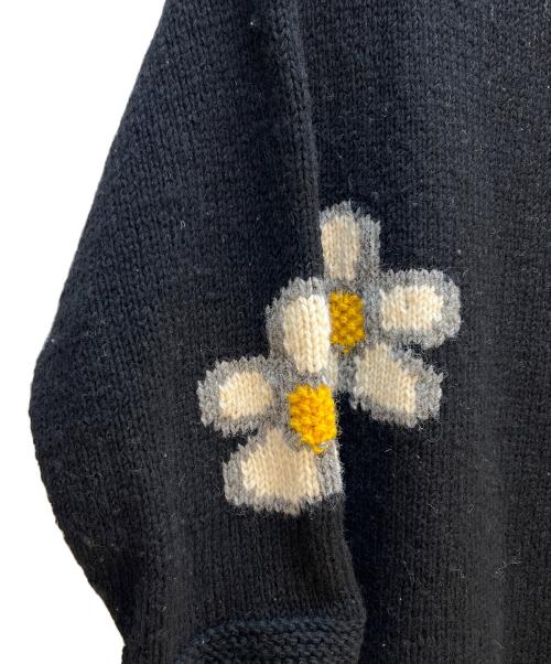 mcmacha woolen（マクマーンウーレン）mcmacha woolen (マクマーンウーレン) 厚手ニット ブラック サイズ:FREEの古着・服飾アイテム