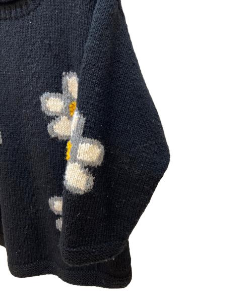 mcmacha woolen（マクマーンウーレン）mcmacha woolen (マクマーンウーレン) 厚手ニット ブラック サイズ:FREEの古着・服飾アイテム