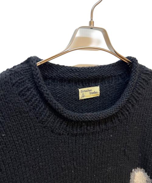 mcmacha woolen（マクマーンウーレン）mcmacha woolen (マクマーンウーレン) 厚手ニット ブラック サイズ:FREEの古着・服飾アイテム