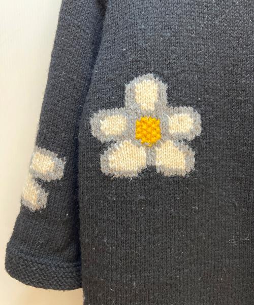 mcmacha woolen（マクマーンウーレン）mcmacha woolen (マクマーンウーレン) 厚手ニット ブラック サイズ:FREEの古着・服飾アイテム