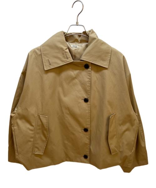 CREDONA（クレドナ）CREDONA (クレドナ) 60/2コットンギャバジンショートペンネトレンチコート ベージュ サイズ:1の古着・服飾アイテム