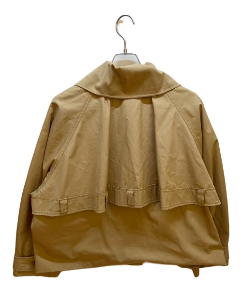 CREDONA（クレドナ）CREDONA (クレドナ) 60/2コットンギャバジンショートペンネトレンチコート ベージュ サイズ:1の古着・服飾アイテム