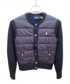 POLO RALPH LAURENポロ・ラルフローレン）の古着「キルティングジャケット」｜ネイビー×ブラック