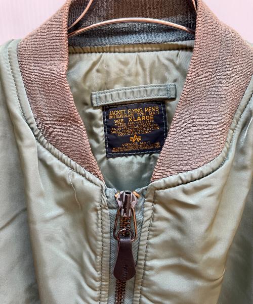 ALPHA（アルファ）ALPHA (アルファ) MA-1ジャケット カーキ サイズ:XLの古着・服飾アイテム