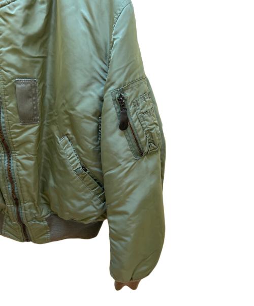 ALPHA（アルファ）ALPHA (アルファ) MA-1ジャケット カーキ サイズ:XLの古着・服飾アイテム