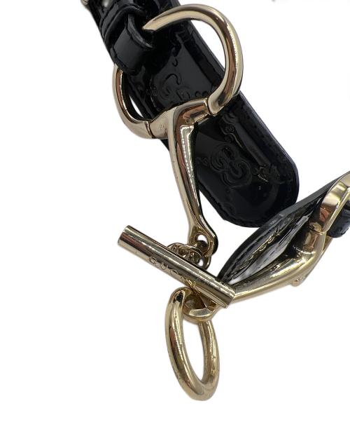 GUCCI（グッチ）GUCCI (グッチ) ホースビットベルト ブラックの古着・服飾アイテム