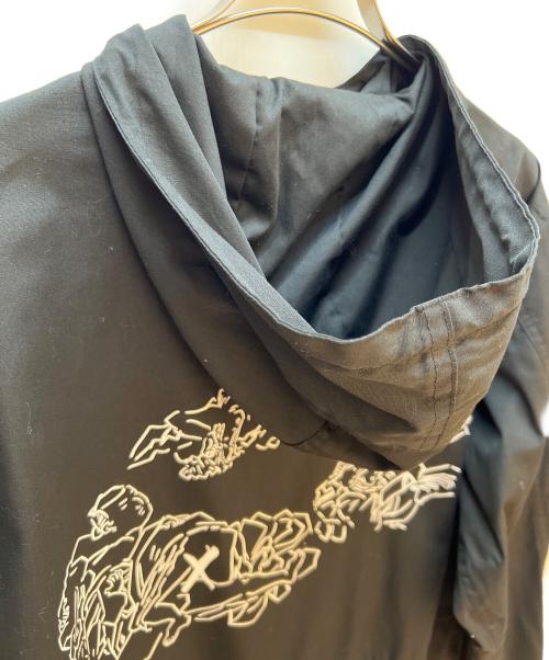 DELIVERY HELLS（デリバリーヘルス）DELIVERY HELLS (デリバリーヘルス) KANDOR (KANDOR) フーデッドコート ブラック サイズ:Lの古着・服飾アイテム