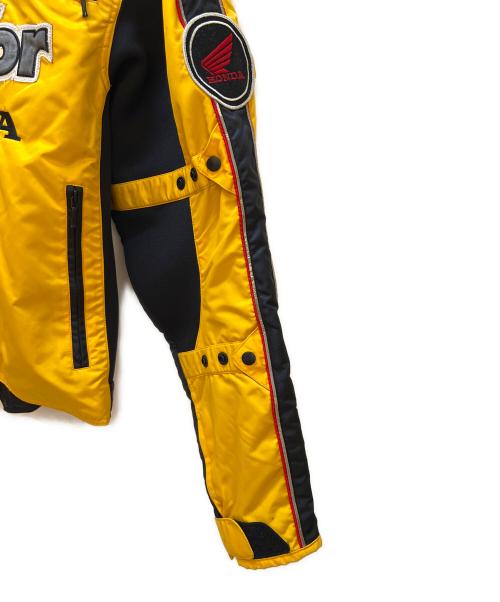 HONDA（ホンダ）HONDA (ホンダ) レーシングジャケット イエロー サイズ:Lの古着・服飾アイテム