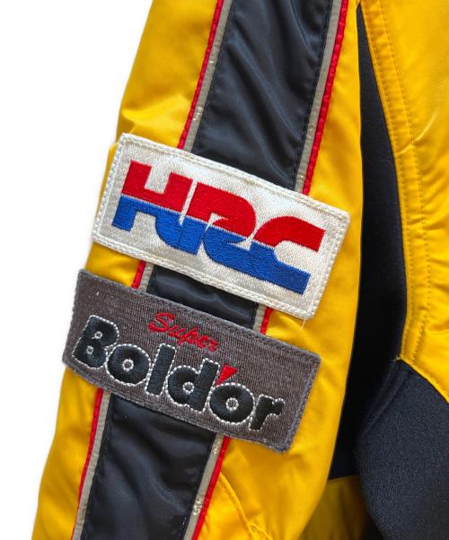 HONDA（ホンダ）HONDA (ホンダ) レーシングジャケット イエロー サイズ:Lの古着・服飾アイテム