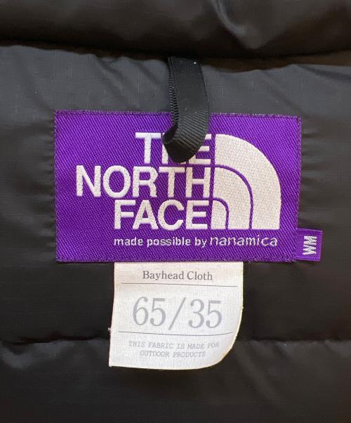 THE NORTHFACE PURPLELABEL（ザ・ノースフェイス パープルレーベル）THE NORTHFACE PURPLELABEL JOURNAL STANDARD relume (ジャーナルスタンダード レリューム) Mountain Short Down ブラウン サイズ:Mの古着・服飾アイテム