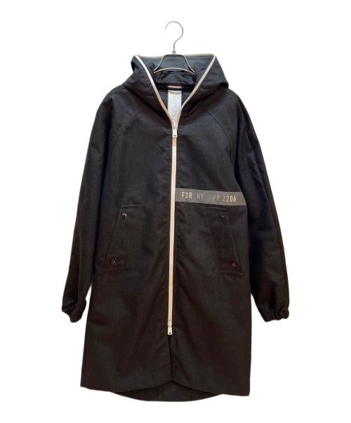 REPLAY（リプレイ）REPLAY (リプレイ) フーデッドコート ブラック×ホワイト×グレー サイズ:不明の古着・服飾アイテム