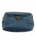 PRADA（プラダ）の古着「デニムポーチ」｜インディゴ