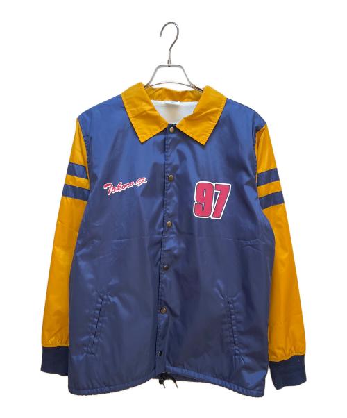 setagaya base（セタガヤベース）setagaya base (セタガヤベース) コーチジャケット ネイビー×マスタード サイズ:Lの古着・服飾アイテム
