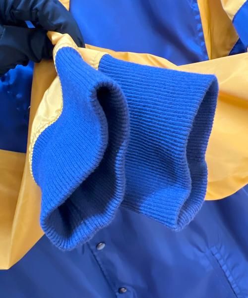 setagaya base（セタガヤベース）setagaya base (セタガヤベース) コーチジャケット ネイビー×マスタード サイズ:Lの古着・服飾アイテム