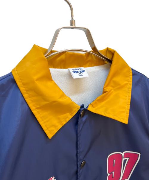 setagaya base（セタガヤベース）setagaya base (セタガヤベース) コーチジャケット ネイビー×マスタード サイズ:Lの古着・服飾アイテム