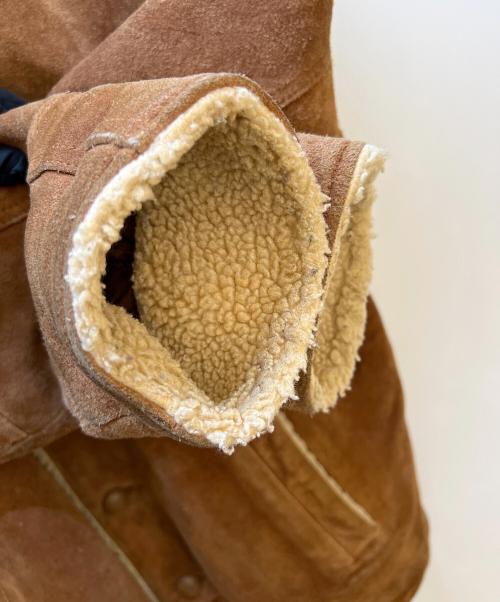 UNITED WORKERS（ユナイテッドワーカーズ）UNITED WORKERS (ユナイテッドワーカーズ) ムートンジャケット ブラウン サイズ:42の古着・服飾アイテム