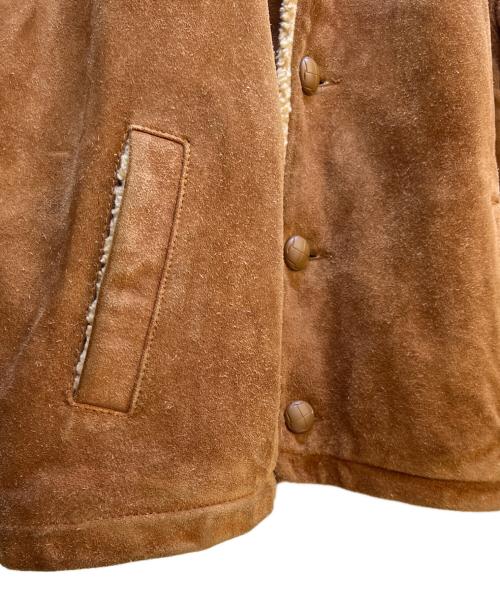 UNITED WORKERS（ユナイテッドワーカーズ）UNITED WORKERS (ユナイテッドワーカーズ) ムートンジャケット ブラウン サイズ:42の古着・服飾アイテム