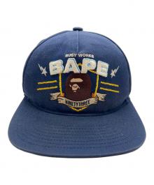 A BATHING APE（ア ベイシング エイプ）の古着「キャップ」｜ネイビー