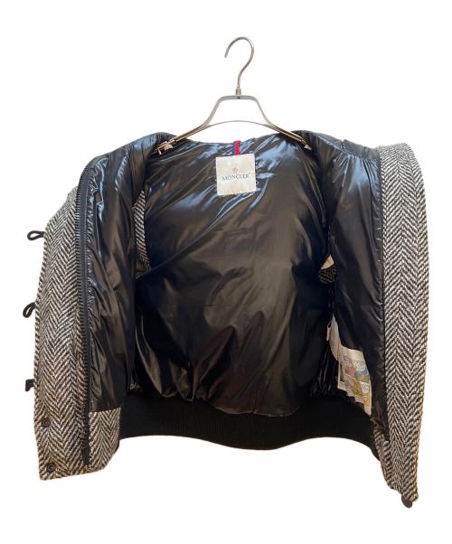 MONCLER（モンクレール）MONCLER (モンクレール) ダウンベスト ホワイト×ブラック サイズ:1の古着・服飾アイテム