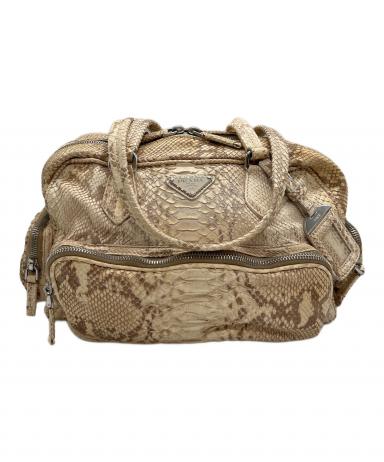 中古・古着通販】PRADA (プラダ) トートバッグ ベージュ｜ブランド