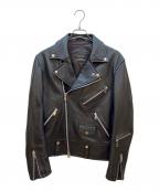 JACKROSEジャックローズ）の古着「ライダースジャケット」｜ブラック