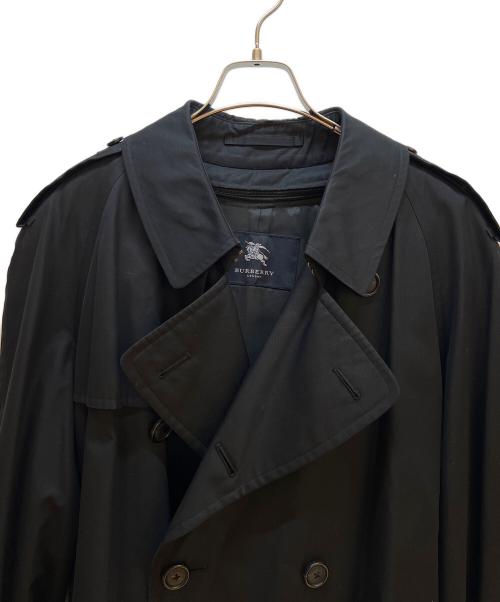 BURBERRY LONDON（バーバリーロンドン）BURBERRY LONDON (バーバリーロンドン) トレンチコート ブラック サイズ:Mの古着・服飾アイテム