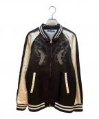 GOSTAR DE FUGAゴスタール ジ フーガ）の古着「スカジャン」｜ブラック×ホワイト