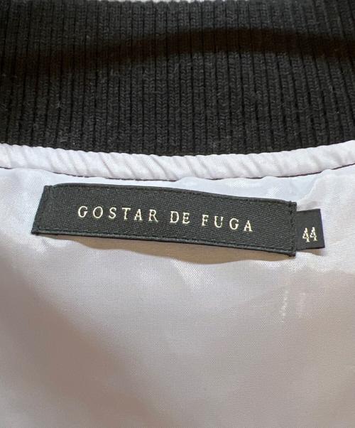 GOSTAR DE FUGA（ゴスタール ジ フーガ）GOSTAR DE FUGA (ゴスタール ジ フーガ) スカジャン ブラック×ホワイト サイズ:44の古着・服飾アイテム