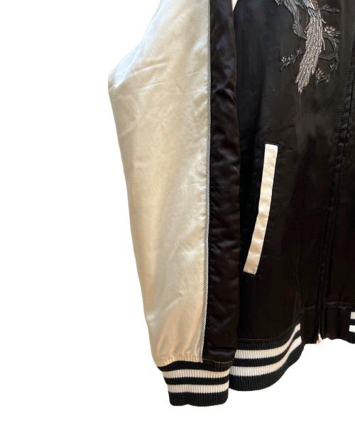 GOSTAR DE FUGA（ゴスタール ジ フーガ）GOSTAR DE FUGA (ゴスタール ジ フーガ) スカジャン ブラック×ホワイト サイズ:44の古着・服飾アイテム