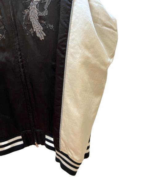 GOSTAR DE FUGA（ゴスタール ジ フーガ）GOSTAR DE FUGA (ゴスタール ジ フーガ) スカジャン ブラック×ホワイト サイズ:44の古着・服飾アイテム