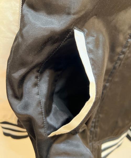 GOSTAR DE FUGA（ゴスタール ジ フーガ）GOSTAR DE FUGA (ゴスタール ジ フーガ) スカジャン ブラック×ホワイト サイズ:44の古着・服飾アイテム