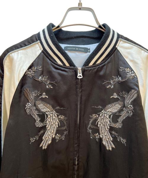 GOSTAR DE FUGA（ゴスタール ジ フーガ）GOSTAR DE FUGA (ゴスタール ジ フーガ) スカジャン ブラック×ホワイト サイズ:44の古着・服飾アイテム