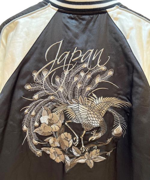 GOSTAR DE FUGA（ゴスタール ジ フーガ）GOSTAR DE FUGA (ゴスタール ジ フーガ) スカジャン ブラック×ホワイト サイズ:44の古着・服飾アイテム