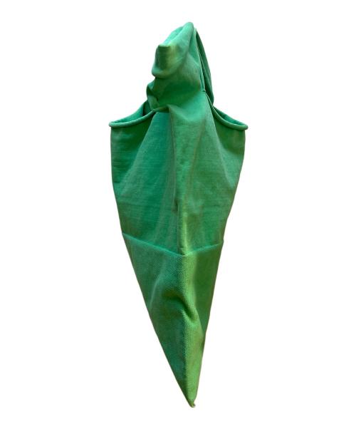 me ISSEY MIYAKE（ミーイッセイ ミヤケ）me ISSEY MIYAKE (ミーイッセイ ミヤケ) ハンドバッグ カーキの古着・服飾アイテム