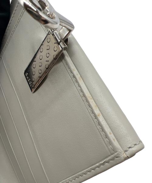 GUCCI（グッチ）GUCCI (グッチ) 2つ折り財布/インターロッキング グレージュの古着・服飾アイテム