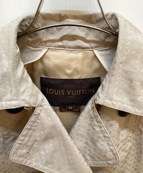 LOUIS VUITTON（ルイ ヴィトン）LOUIS VUITTON (ルイ ヴィトン) モノグラムトレンチコート ベージュ サイズ:34の古着・服飾アイテム