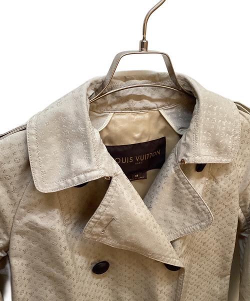 LOUIS VUITTON（ルイ ヴィトン）LOUIS VUITTON (ルイ ヴィトン) モノグラムトレンチコート ベージュ サイズ:34の古着・服飾アイテム