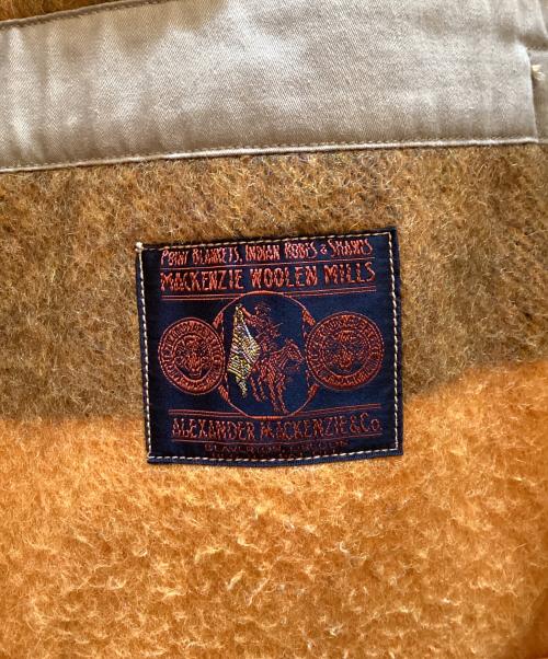 buffalo brand（バッファローボブズ）buffalo brand (バッファローボブズ) ダッフルコート オレンジ×ブラウン サイズ:38の古着・服飾アイテム